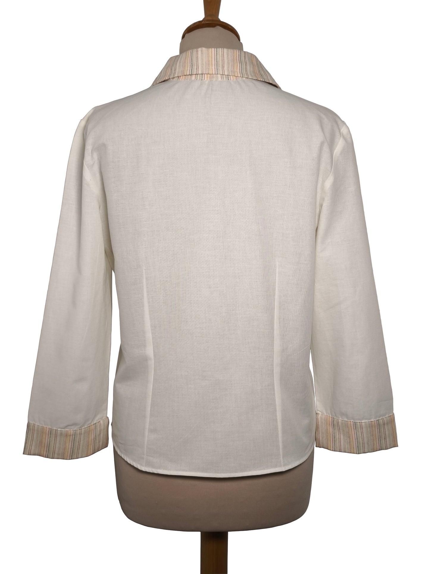 White Long-Sleeved Blouse