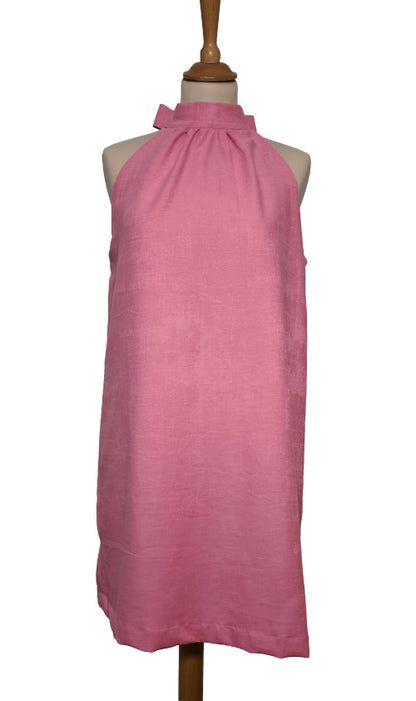 Vestido rosa sin mangas