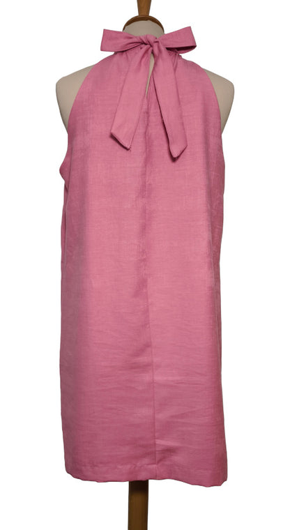 Vestido rosa sin mangas